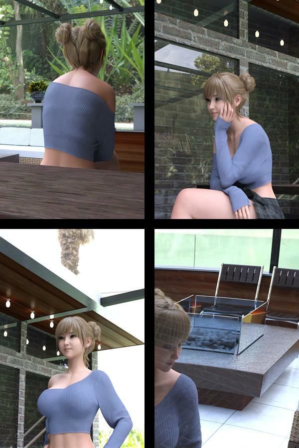 『理想の彼女を3DCGで作ります』から生まれたバーチャルアイドル「一ノ瀬廻里（いちのせめぐり）」のJDモデル風写真集:JDModel_06 画像2
