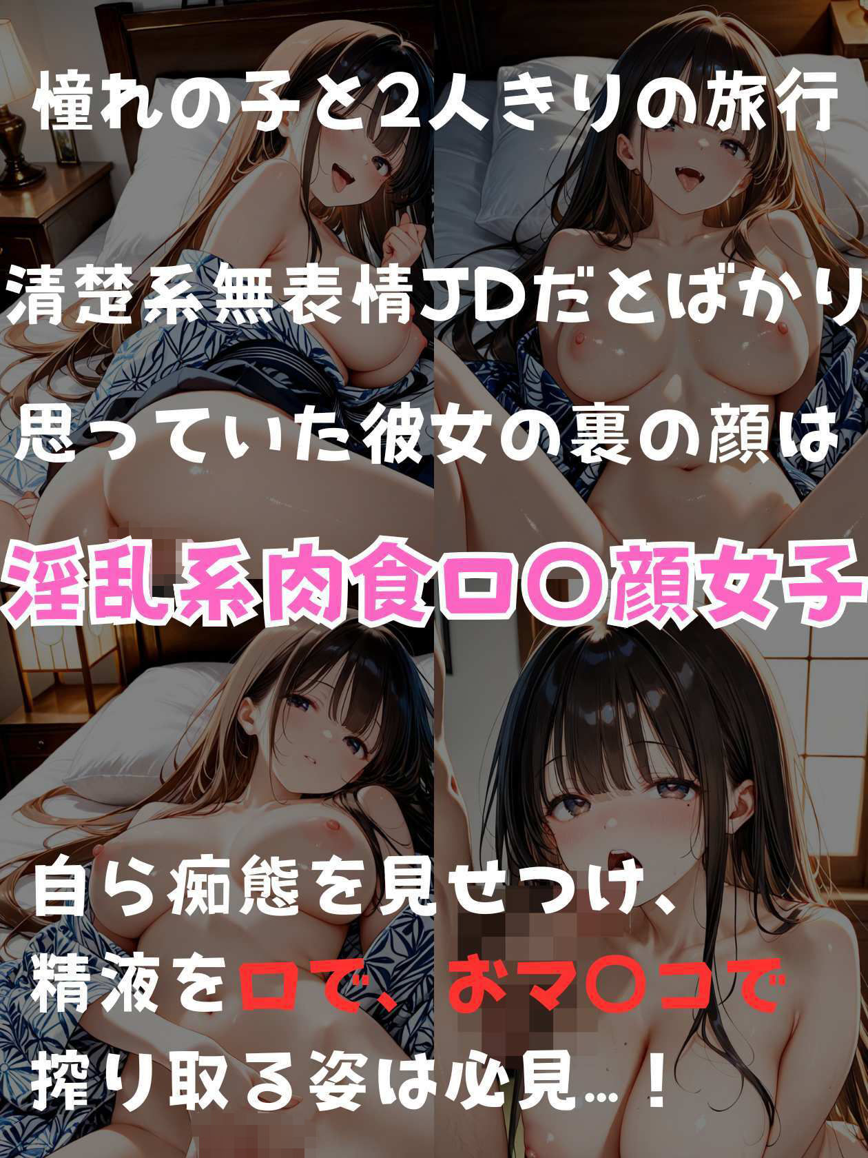 クール系ロ〇JDを旅行に誘ったらチ〇ポ搾り取られる最高のスケベSEXができた話 画像1