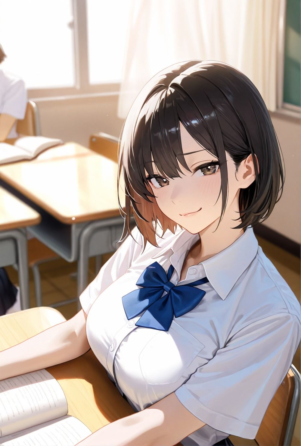 サンプル画像1:デカパイすぎる陽キャ女子校生を生ハメSEXでいただいちゃう話(むっちょん) [d_657362]