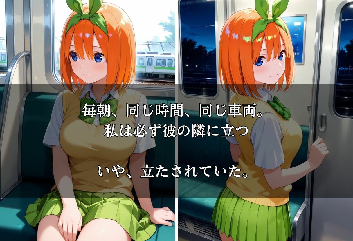 サンプル画像1:通勤電車で犯●れ続け、妊娠した私 〜中野四葉〜(MSD-Fusion) [d_657403]