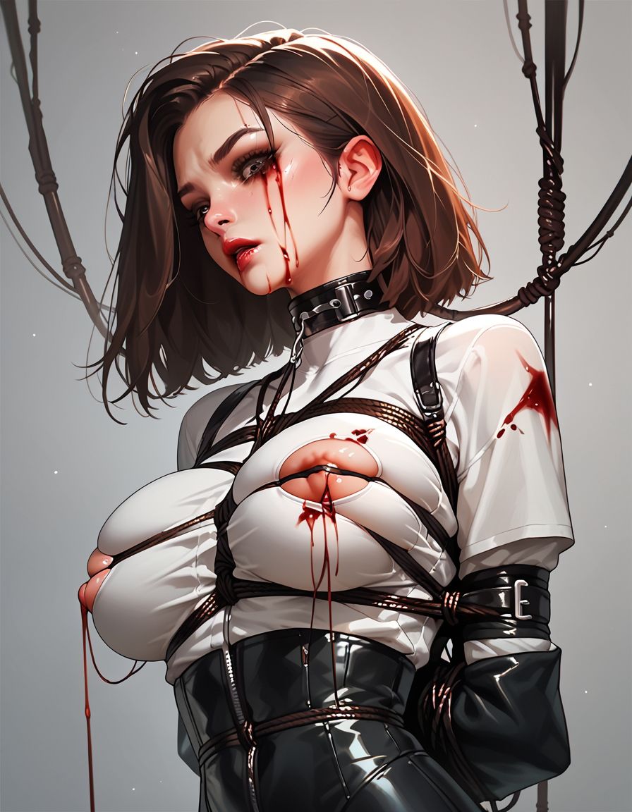 サンプル画像5:おっぱい緊縛図鑑1(同人集団とるとれす) [d_657602]