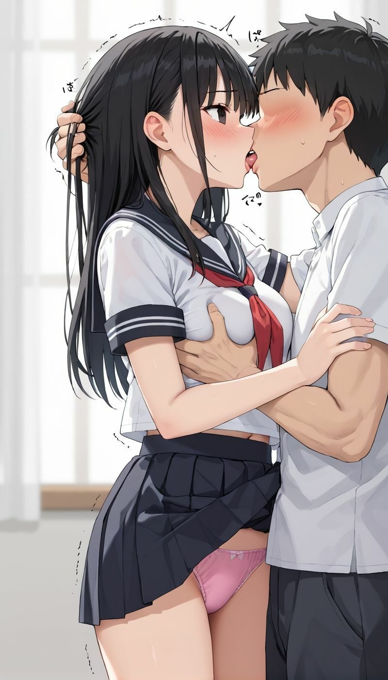 欲望だらけの学園プレイ何度も突かれ制服のまま快楽堕ち 画像1