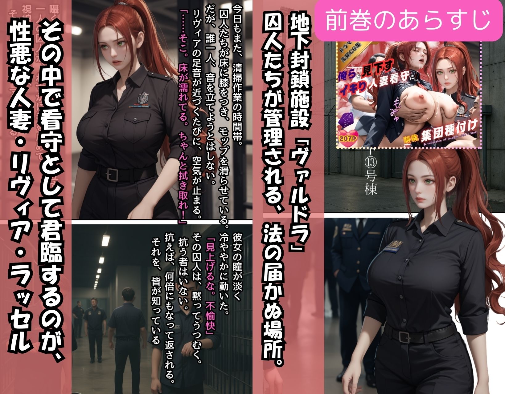 サンプル画像1:イキり人妻看守の弱みを握って制裁種付けSEX/美麗CG集(くりきんとん) [d_657628]