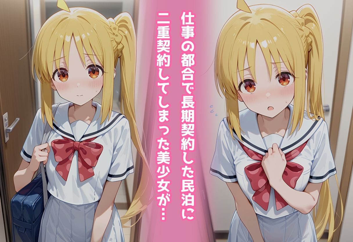 サンプル画像1:民泊トラブル！？…美少女と突然の強●ルームシェア性活 〜伊◯知虹夏編〜(アイポスラボ) [d_657679]