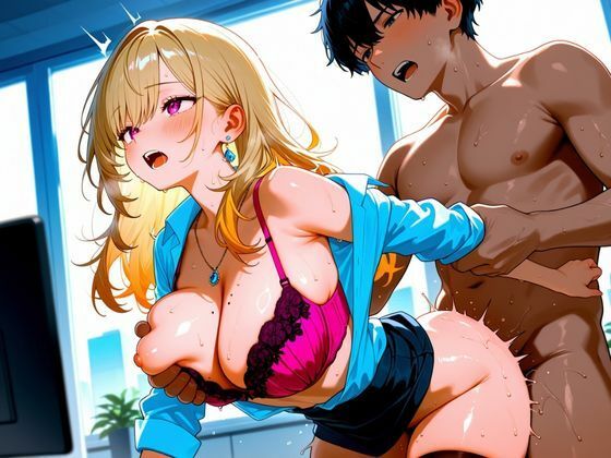 サンプル画像4:金髪が結局一番シコい(人妻オンエア) [d_657800]