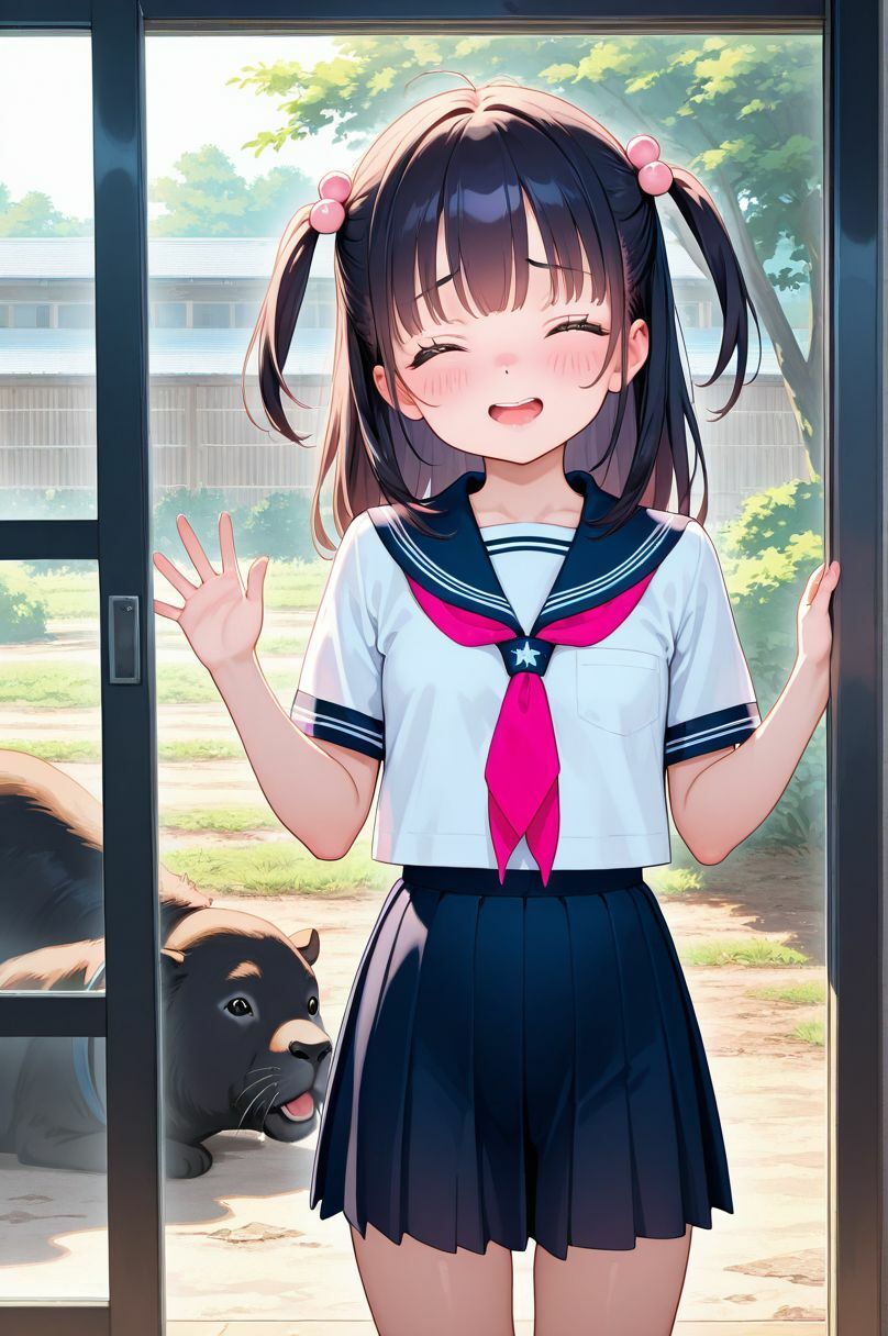 サンプル画像2:あどけな彼女と、夏の制服。(あどけなさに許されて) [d_657802]