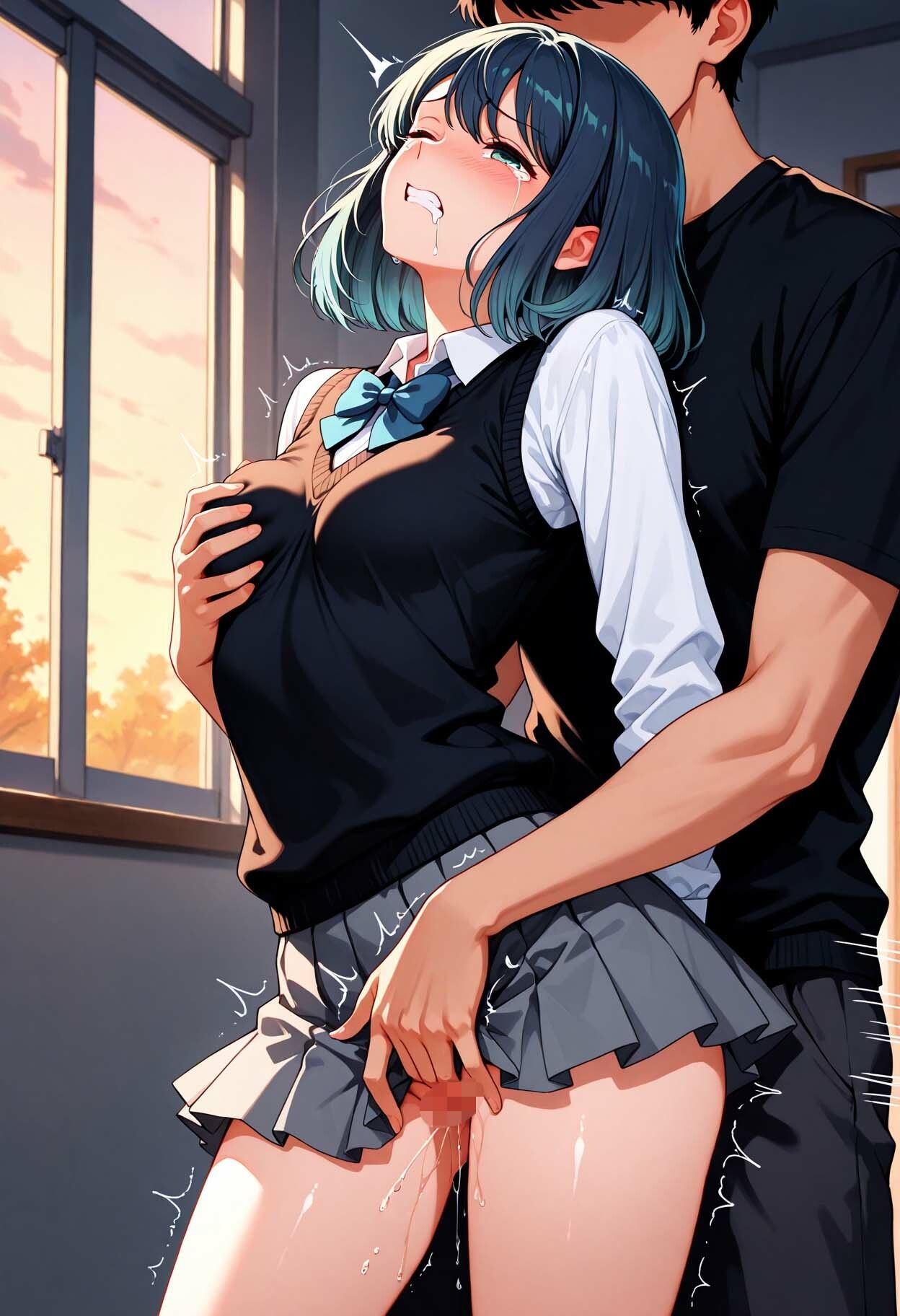 サンプル画像4:特別生徒指導〜黒川あ○ね〜(生徒指導員) [d_657822]