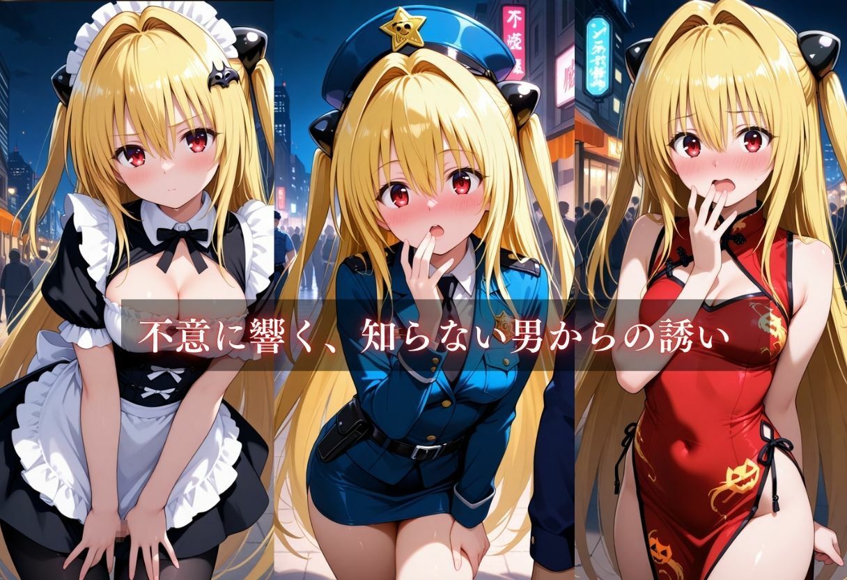 サンプル画像4:コスプレ〜淫らなハロウィン〜ヤミ(ウリボーデザイン) [d_658011]