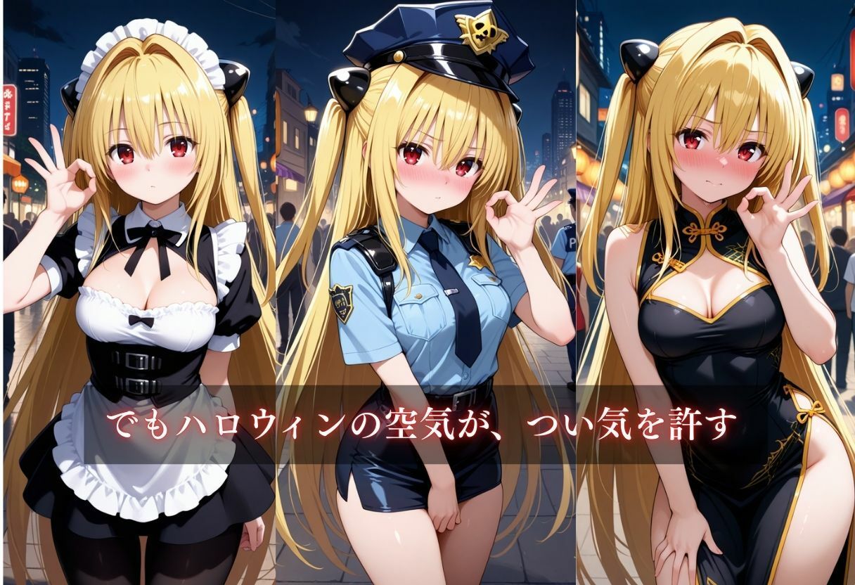 サンプル画像6:コスプレ〜淫らなハロウィン〜ヤミ(ウリボーデザイン) [d_658011]