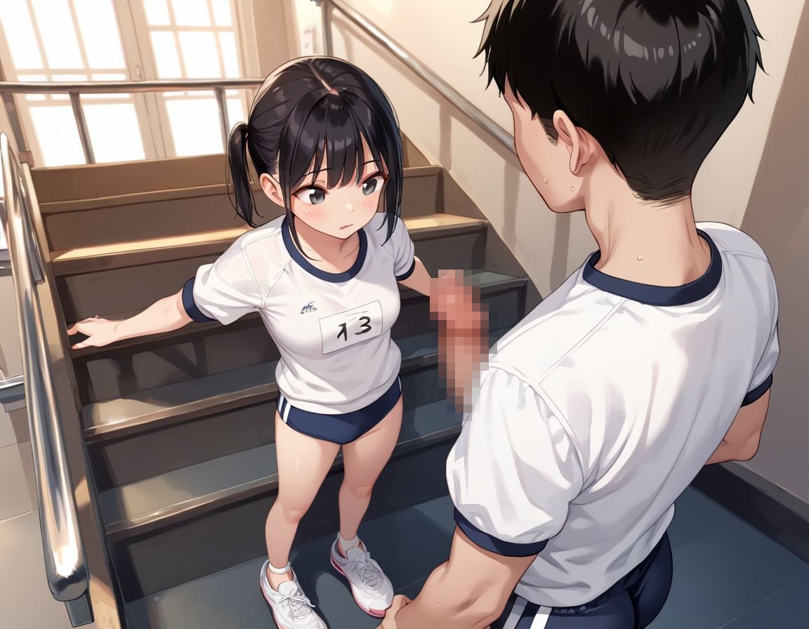 校内のJK誰でも精子かけ放題 画像1