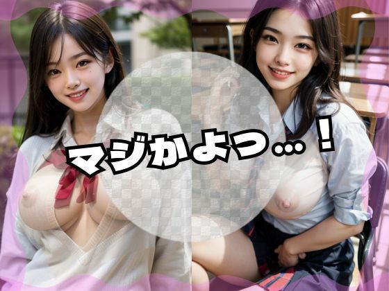 サンプル画像2:【オカズぱふぱふ】JK編 Vol.2｜透け制服＆ぶっかけ妄想アルバム50枚(ぱふぱふの森) [d_658067]