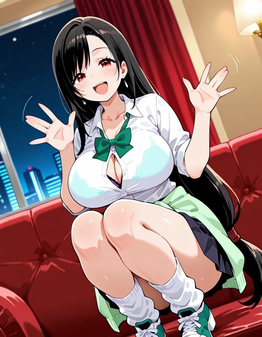 サンプル画像3:ティファちゃんとドスケベH部(PICT-AI) [d_658071]