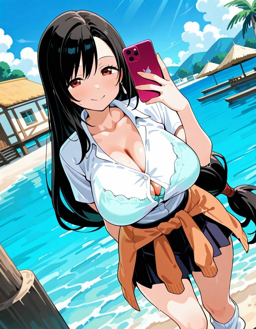 サンプル画像6:ティファちゃんとドスケベH部(PICT-AI) [d_658071]