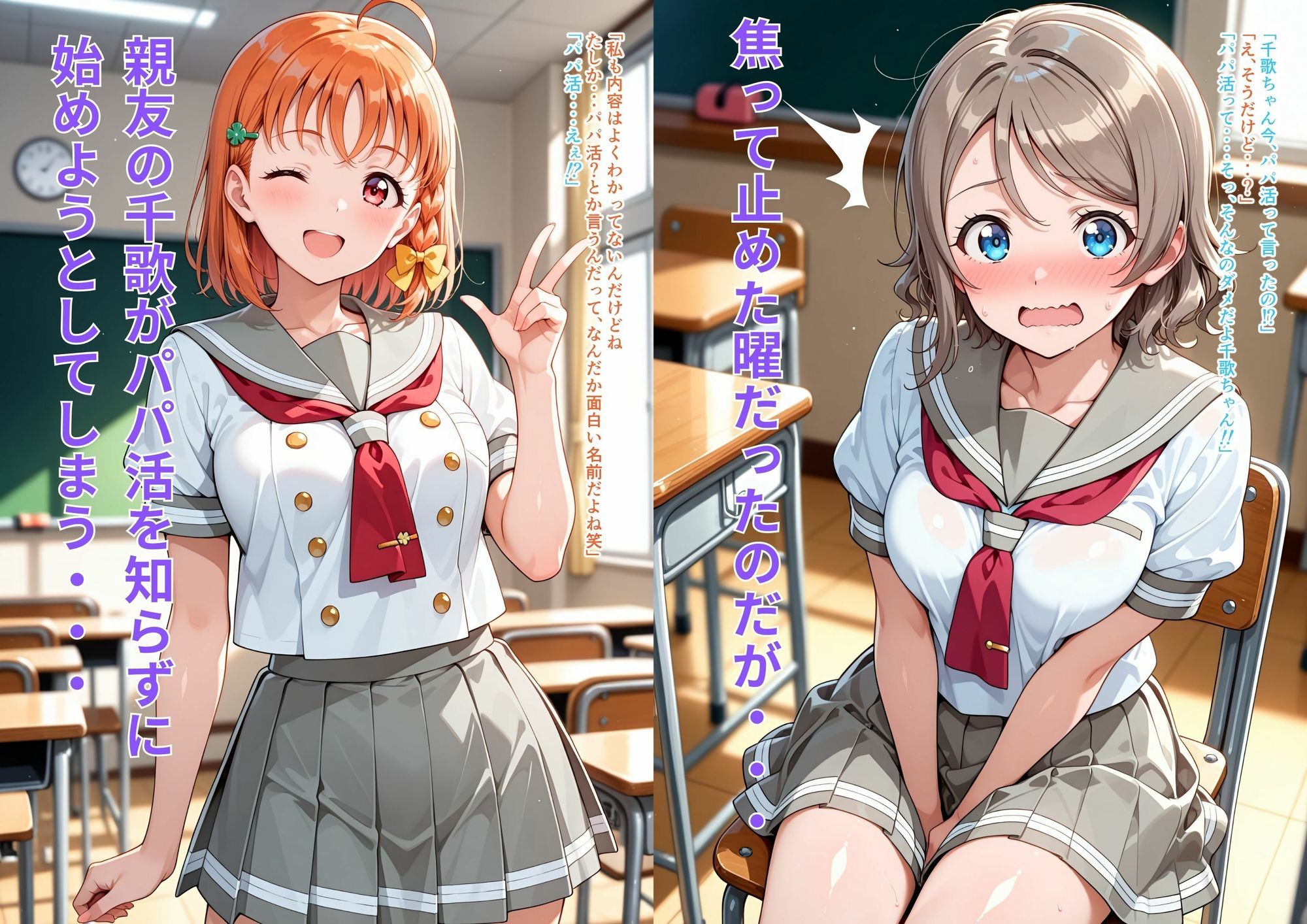 サンプル画像1:やっぱりパパに甘えたい  えっちでスケベな全速前進ヨーソロー(はやふ) [d_658108]