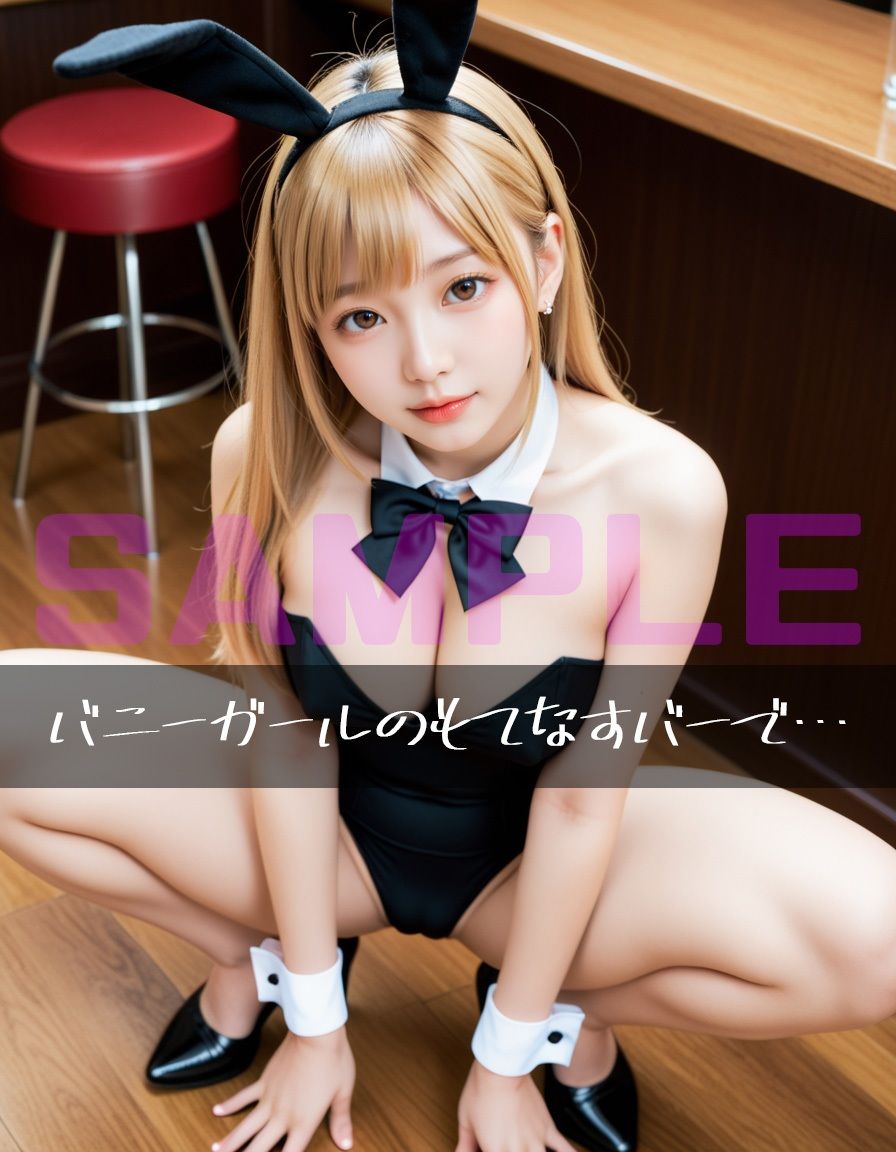 サンプル画像1:【たっぷり500枚】ギャルまみれ〜ご奉仕バニーは発情中！中出し性交SHOW〜(えーあいぎゃる) [d_658121]