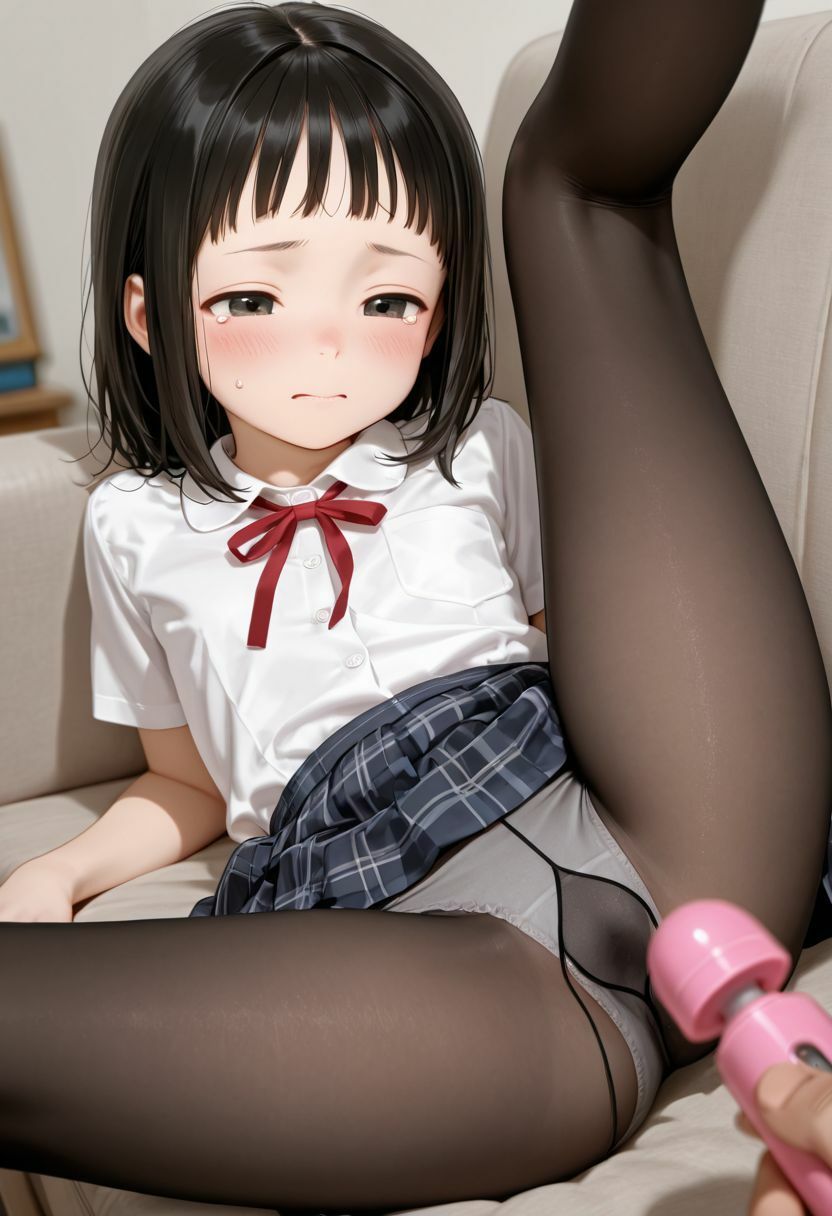 ちっぱいパイパン少女をガチハメ サンプル画像 5