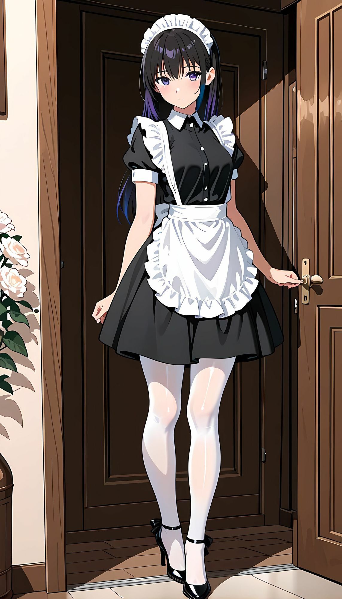 サンプル画像3:可憐なメイドはベッドでご主人様に忠誠を誓う(まぐわい工房) [d_658270]