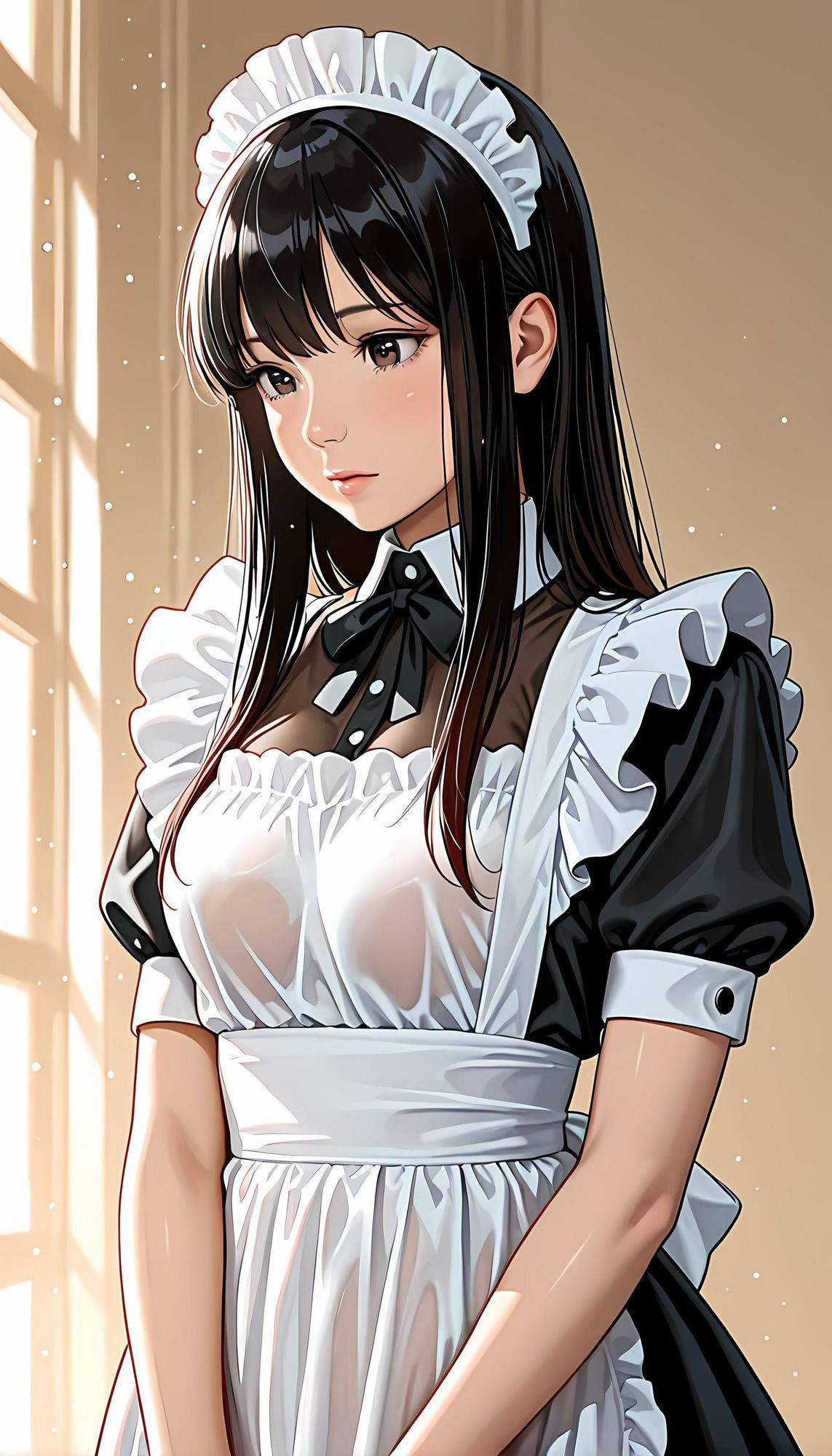 サンプル画像4:可憐なメイドはベッドでご主人様に忠誠を誓う(まぐわい工房) [d_658270]