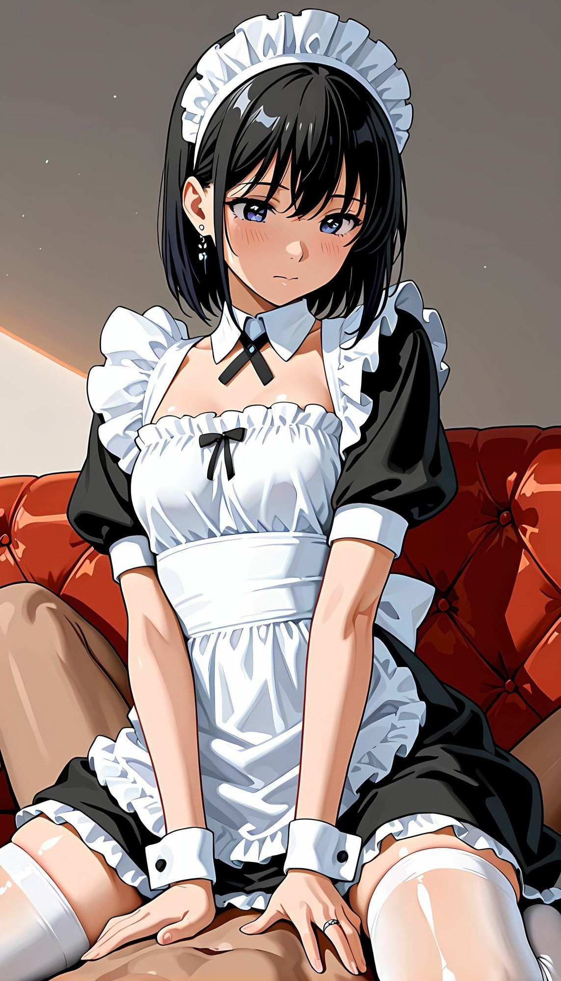 サンプル画像5:可憐なメイドはベッドでご主人様に忠誠を誓う(まぐわい工房) [d_658270]