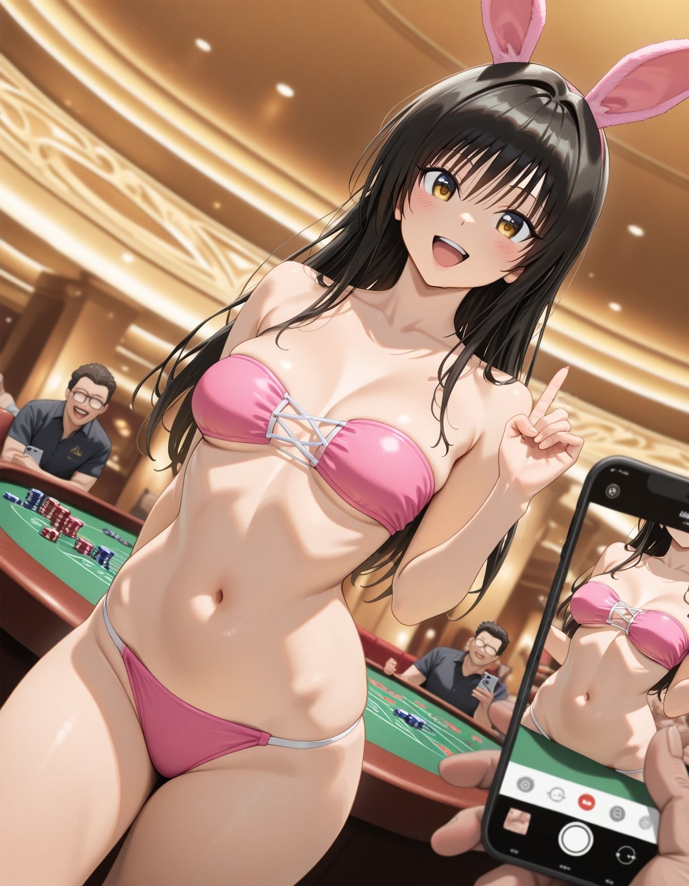 男たちに輪●されたバニーガール 画像2