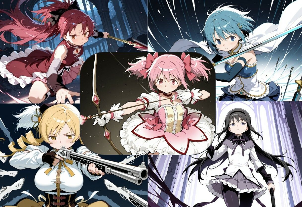 サンプル画像1:魔法少女敗北  まどマギ総集編(ウミニアス) [d_658286]