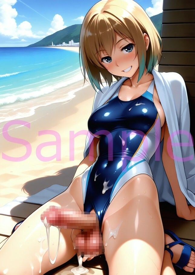 ふたなりちゃんの玉もみ屋外露出日記01金髪癒し系美女編 画像8