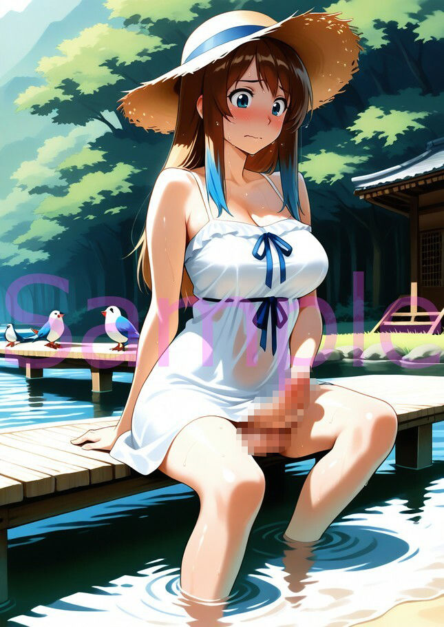 ふたなりちゃんの玉もみ屋外露出日記01金髪癒し系美女編 画像10