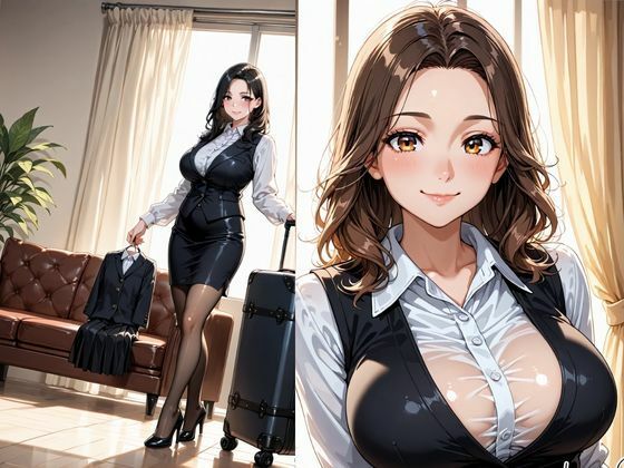 サンプル画像2:帰宅したCA彼女  発情してサキュバスフェラで迫ってきたはずが  先輩に犯●れる最悪のNTR(ピンクのぱんだ) [d_658411]