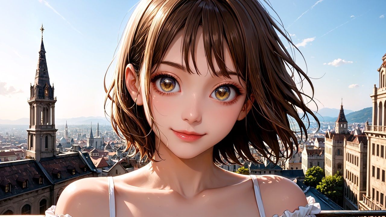 サンプル画像1:ヨーロッパでイチャラブ旅行 eri 1(アーティア) [d_658416]