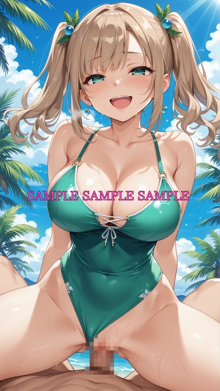 サンプル画像6:男女比1対10000の世界 競泳女子とセックスし放題でちんぽが乾く暇もないヤリ放題ハーレムライフ！！Vol.5(TailorFetiAI-Pix) [d_658427]