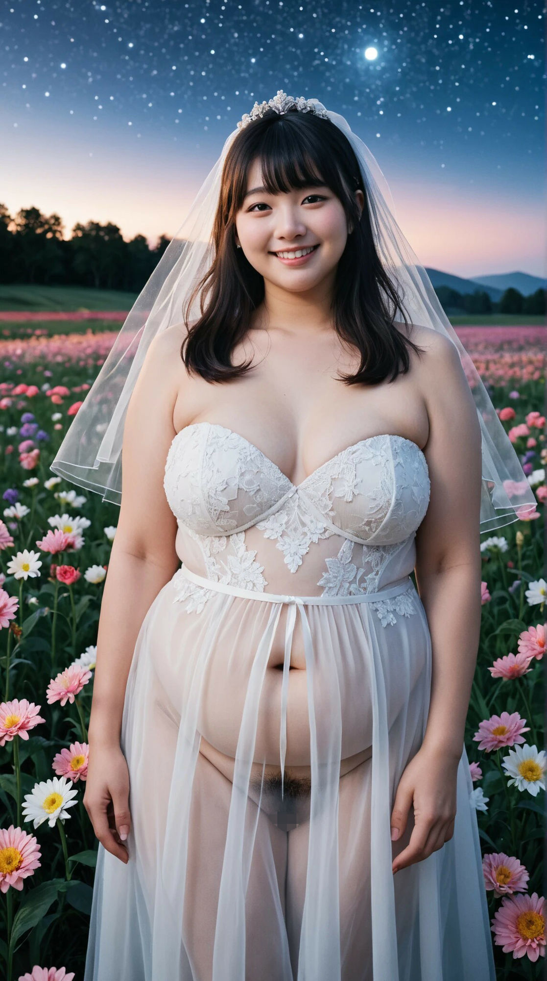 サンプル画像1:ぽっちゃりがウェディングドレス着て押しかけて来た(幽霊倶楽部) [d_658503]