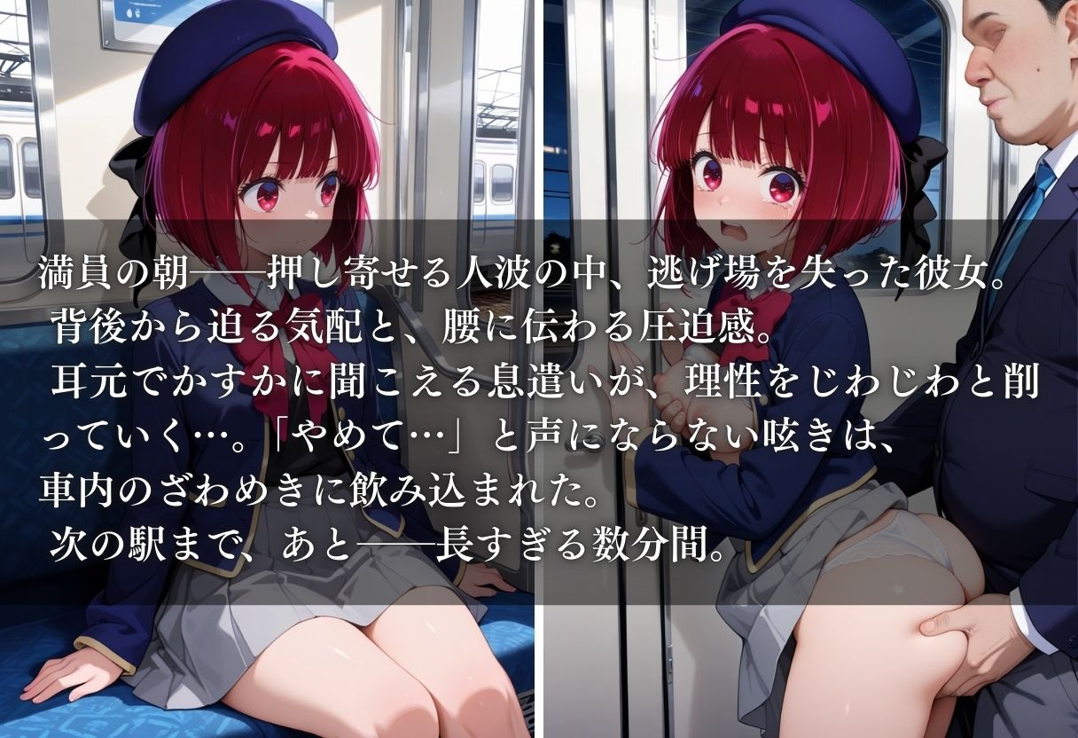 サンプル画像1:痴●鉄道【有馬かな編】(さかも) [d_658553]