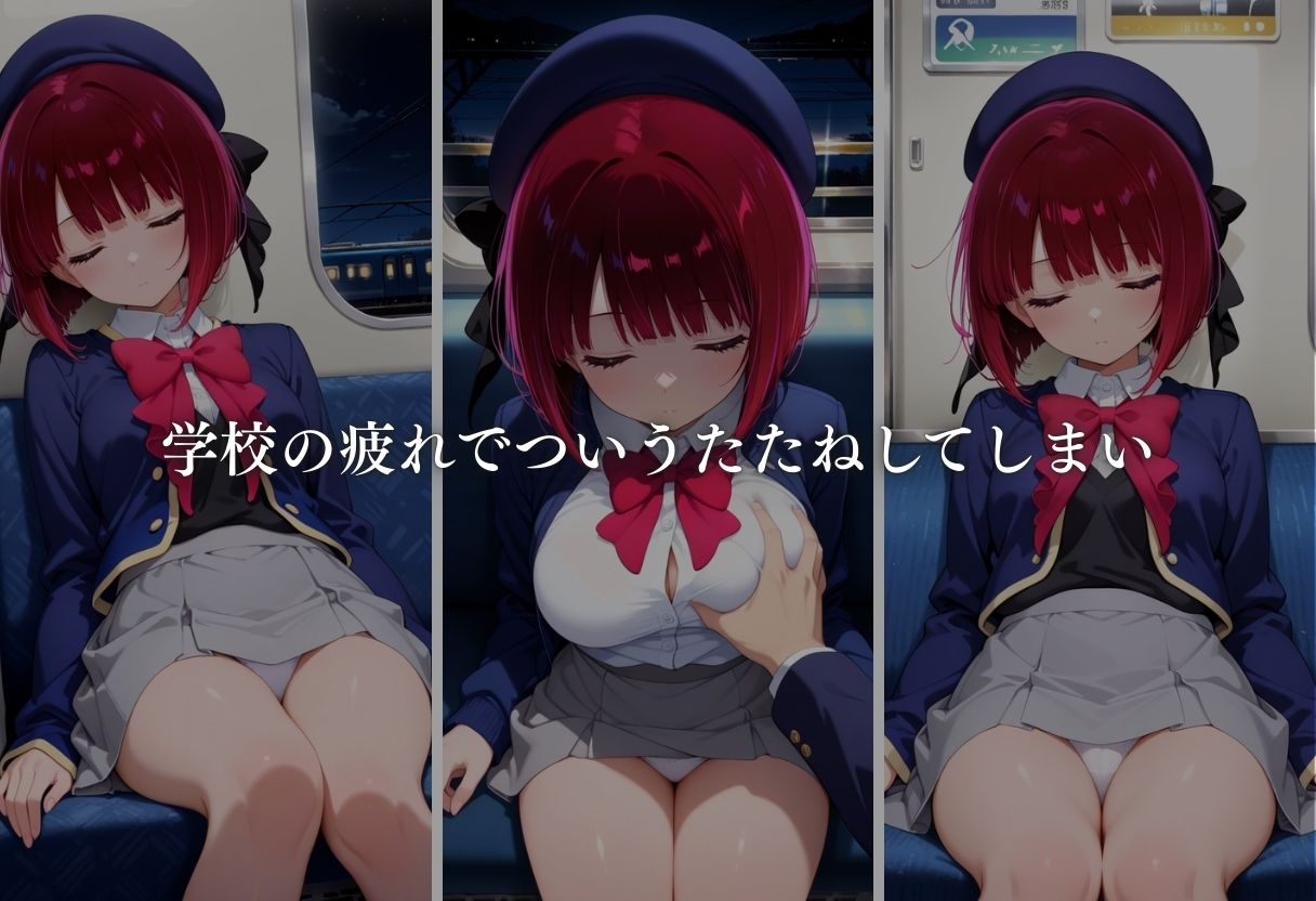 サンプル画像4:痴●鉄道【有馬かな編】(さかも) [d_658553]