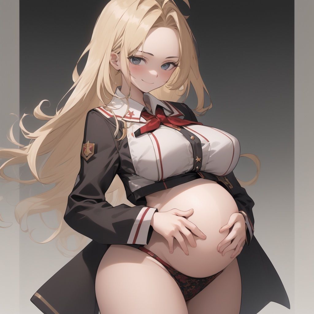 サンプル画像3:金髪デコ出しCG集(生成AI本部) [d_658560]