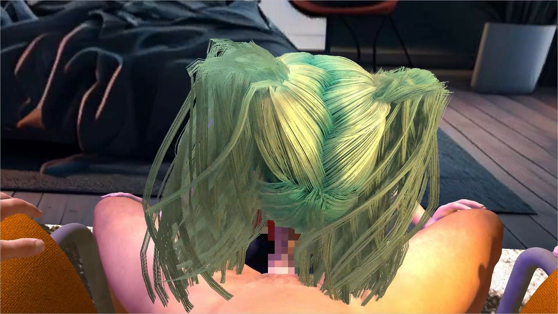 サンプル画像1:【ROMV304】初音ミク「フェラチオぶっかけJKセーラー服」(ローズ志向) [d_658607]