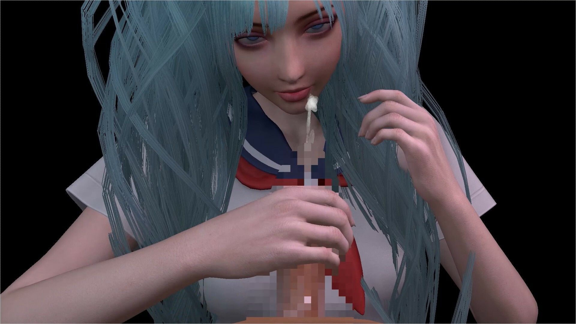 サンプル画像2:【ROMV305】初音ミク「手こきフェラチオパイズリぶっかけお掃除フェラJKセーラー服」(ローズ志向) [d_658623]