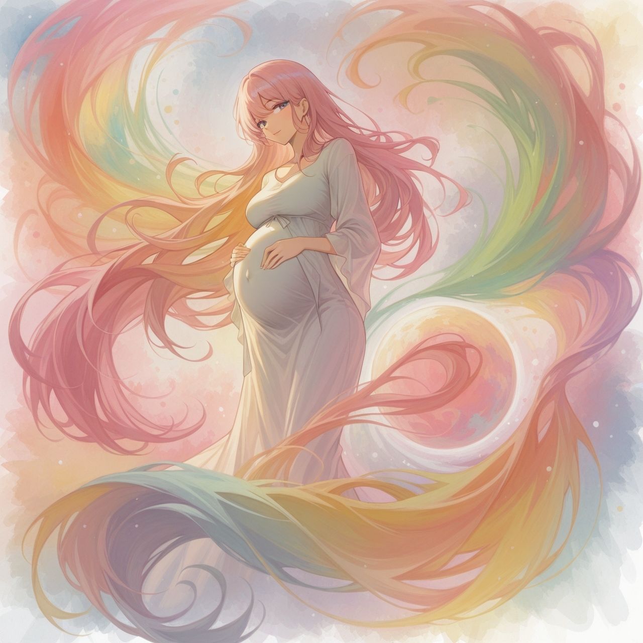 幻想妊婦的なイラスト集 画像8