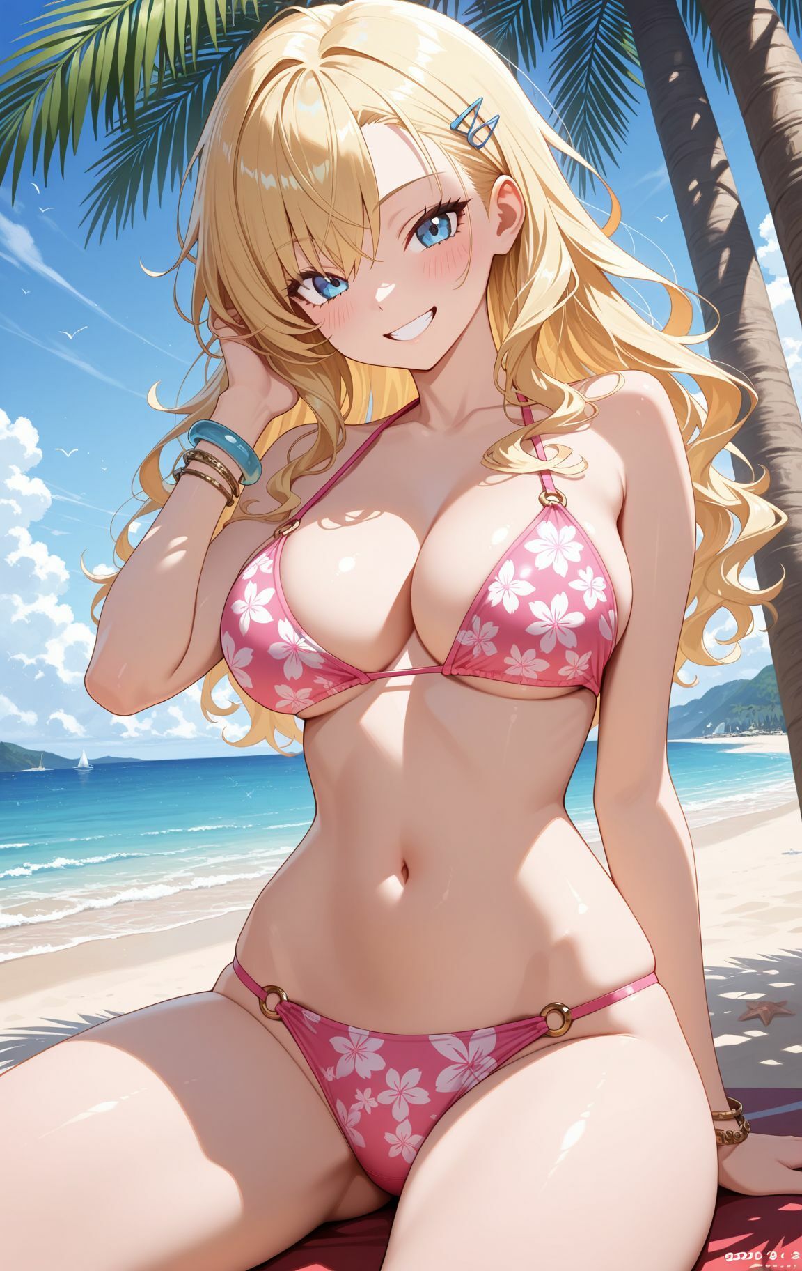 中出ヤリ放題白ギャルビーチ