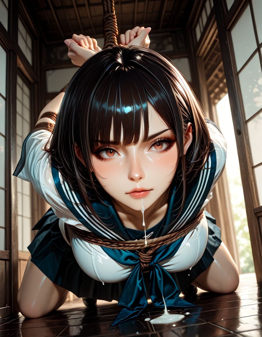 サンプル画像3:女子校生緊縛図鑑2(同人集団とるとれす) [d_658727]