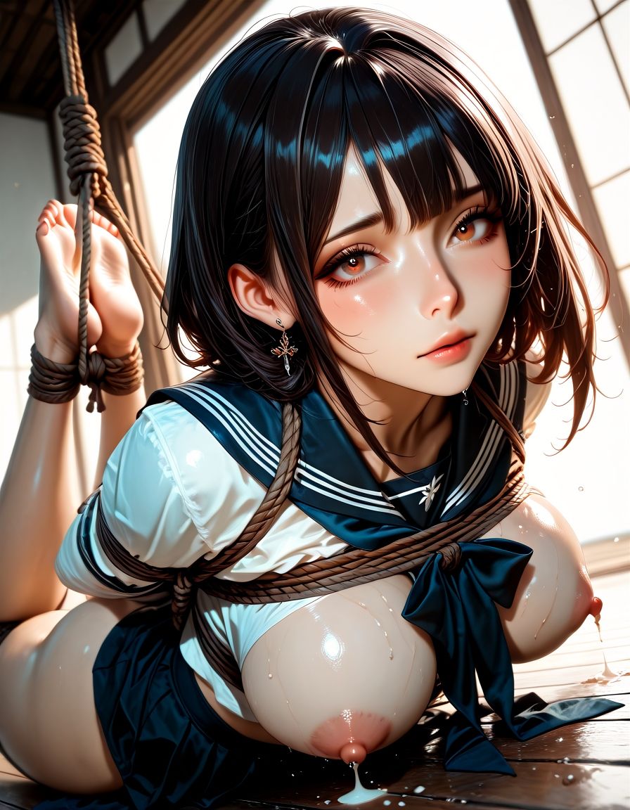 サンプル画像5:女子校生緊縛図鑑2(同人集団とるとれす) [d_658727]