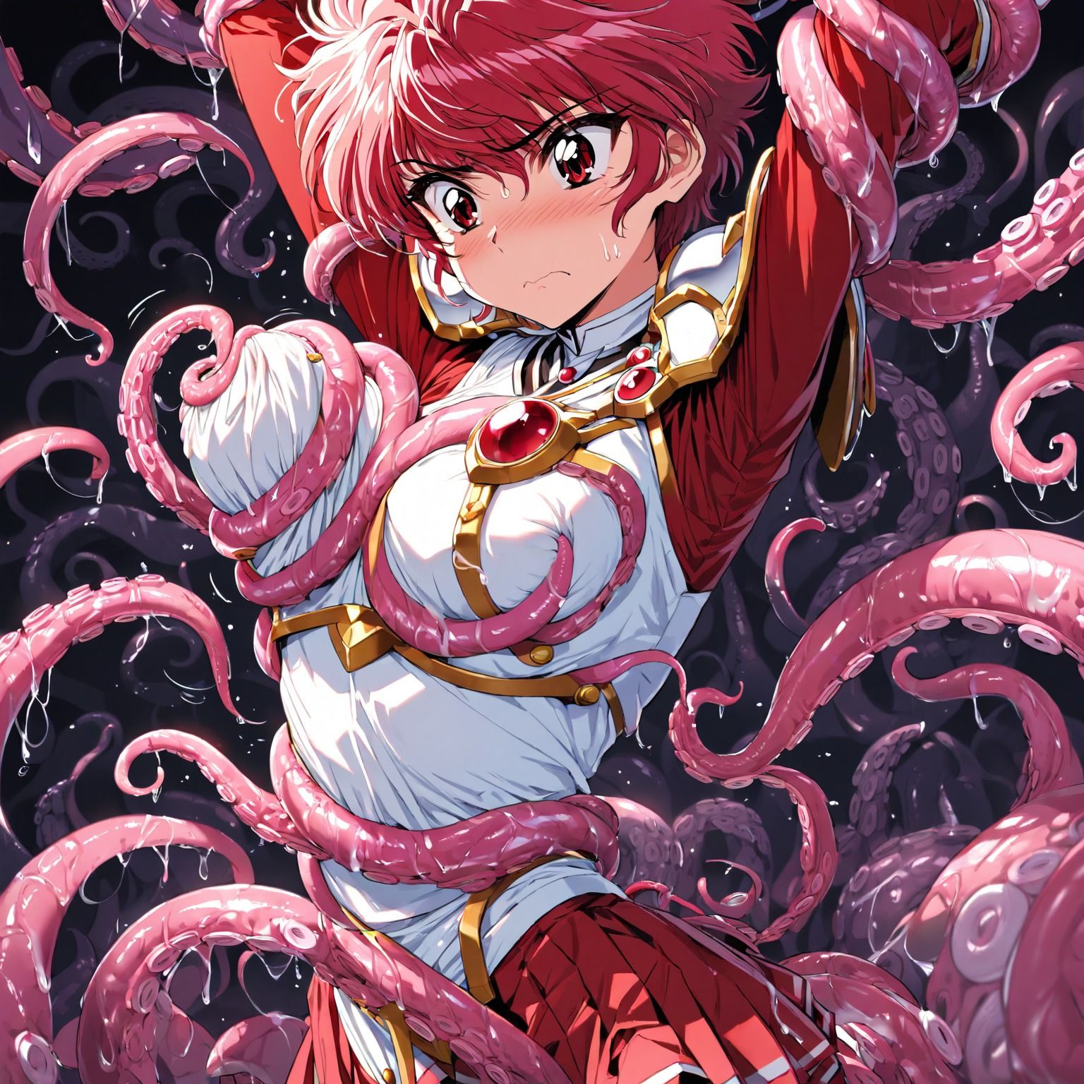 サンプル画像4:触手輪●  魔法騎士ヒカル(aiヒロインクリエイト) [d_658770]