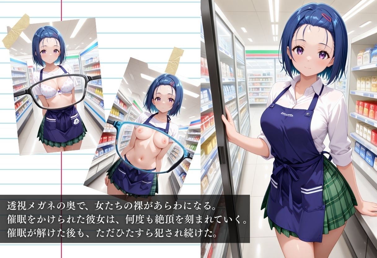 サンプル画像1:コンビニバイト中に催●され中出しされまくる西連寺春菜(NEXTAI) [d_658773]