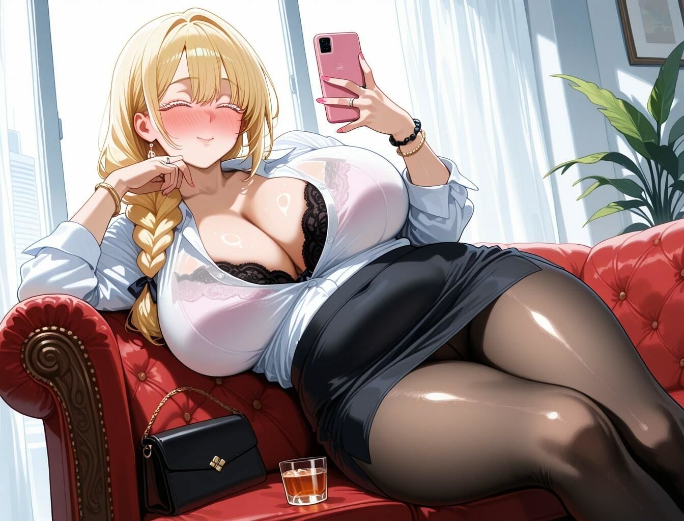 サンプル画像6:人妻爆乳OL 性接待(もちもちみるく) [d_658807]