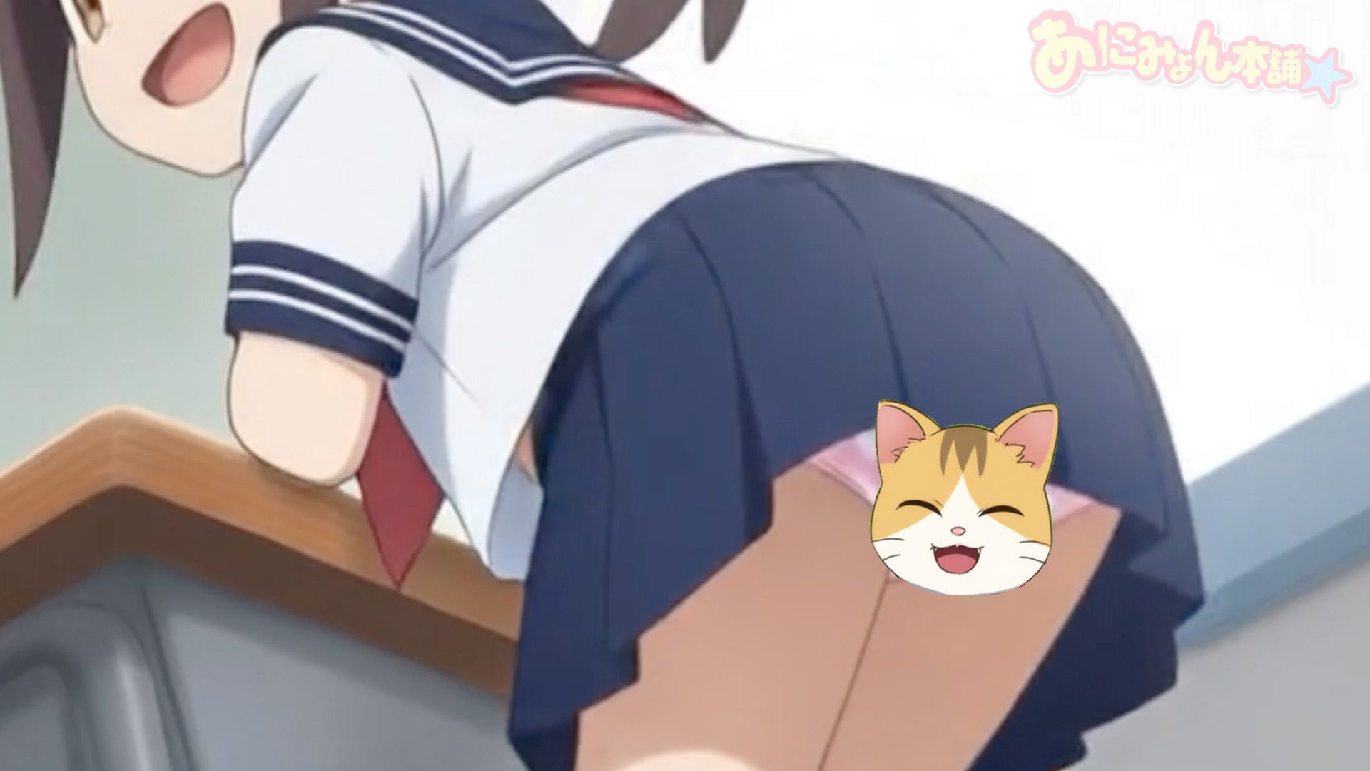 サンプル画像6:【アニメ試し見あり】クラスのオタクに勉強教わり中にパンツ丸見えな事に気付いてない娘Σ（゜Д゜）！(あにみょん本舗★) [d_658817]