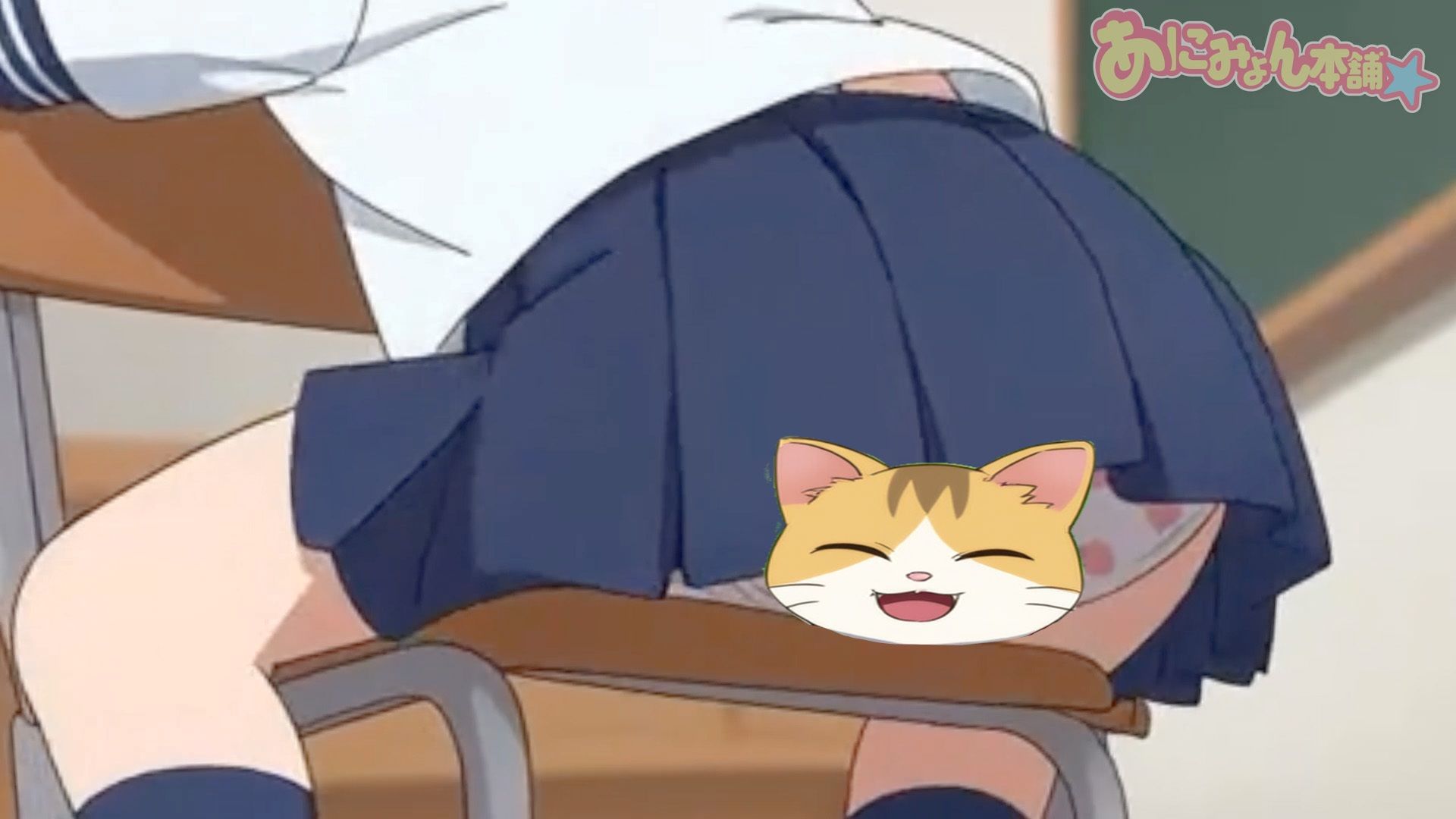 【アニメ試し見あり】クラスのオタクに勉強教わり中にパンツ丸見えな事に気付いてない娘Σ（゜Д゜）！ 画像8