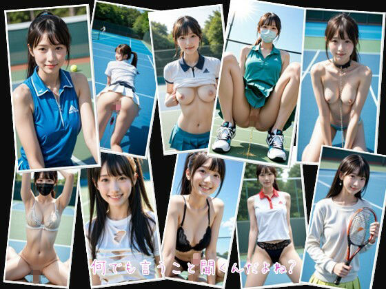 幼馴染とテニスコートで青空SEX 画像10