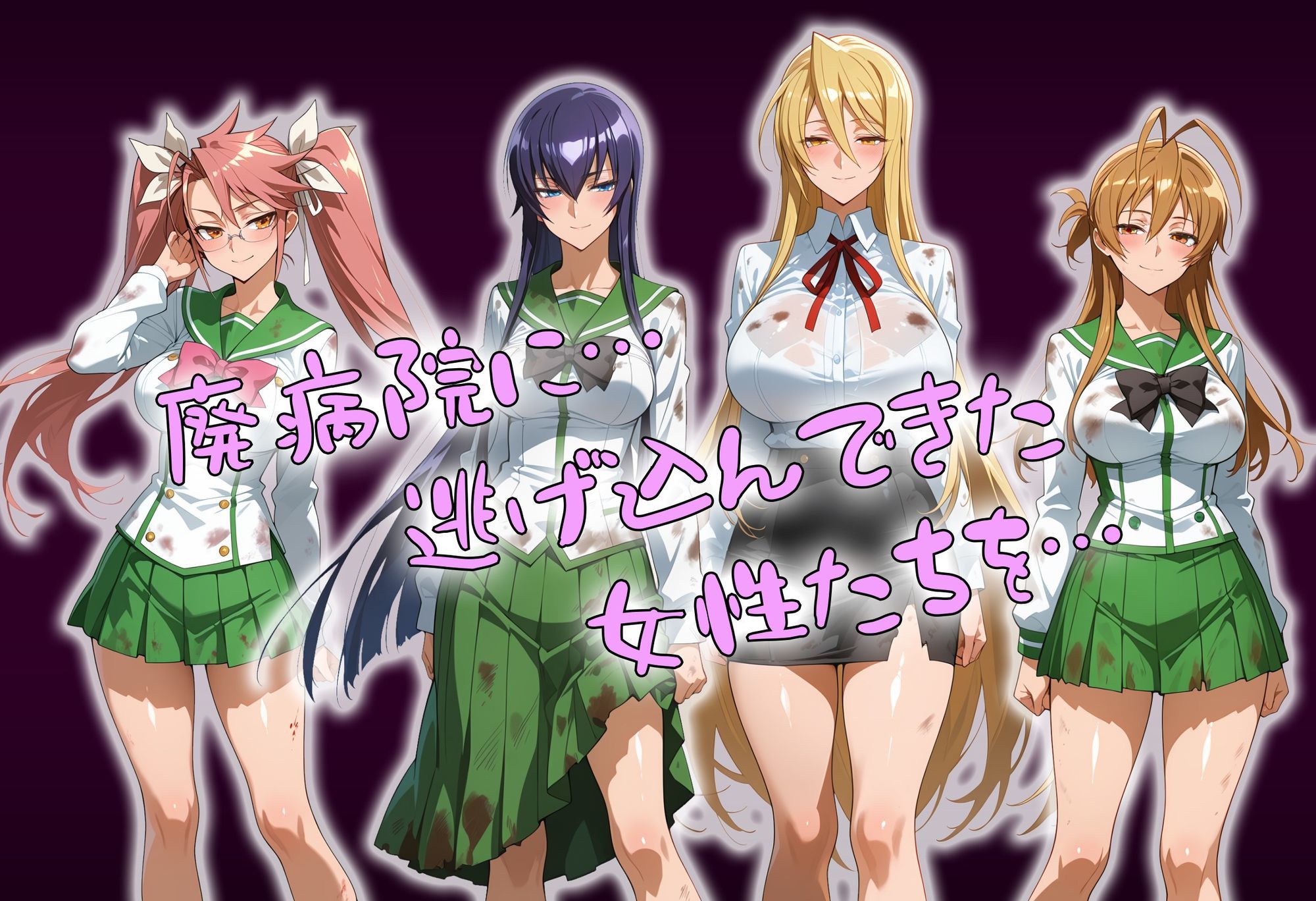 サンプル画像4:ゾンビがまんえんしたH〇TDの世界で…催● ハーレム作り(タバタコポン) [d_658916]