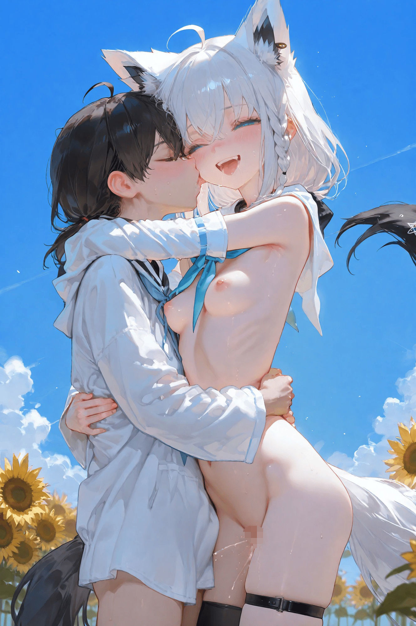 サンプル画像5:白上堕ち 〜もふもふは、もう帰れない〜 （3）(誘惑のささやき) [d_658963]