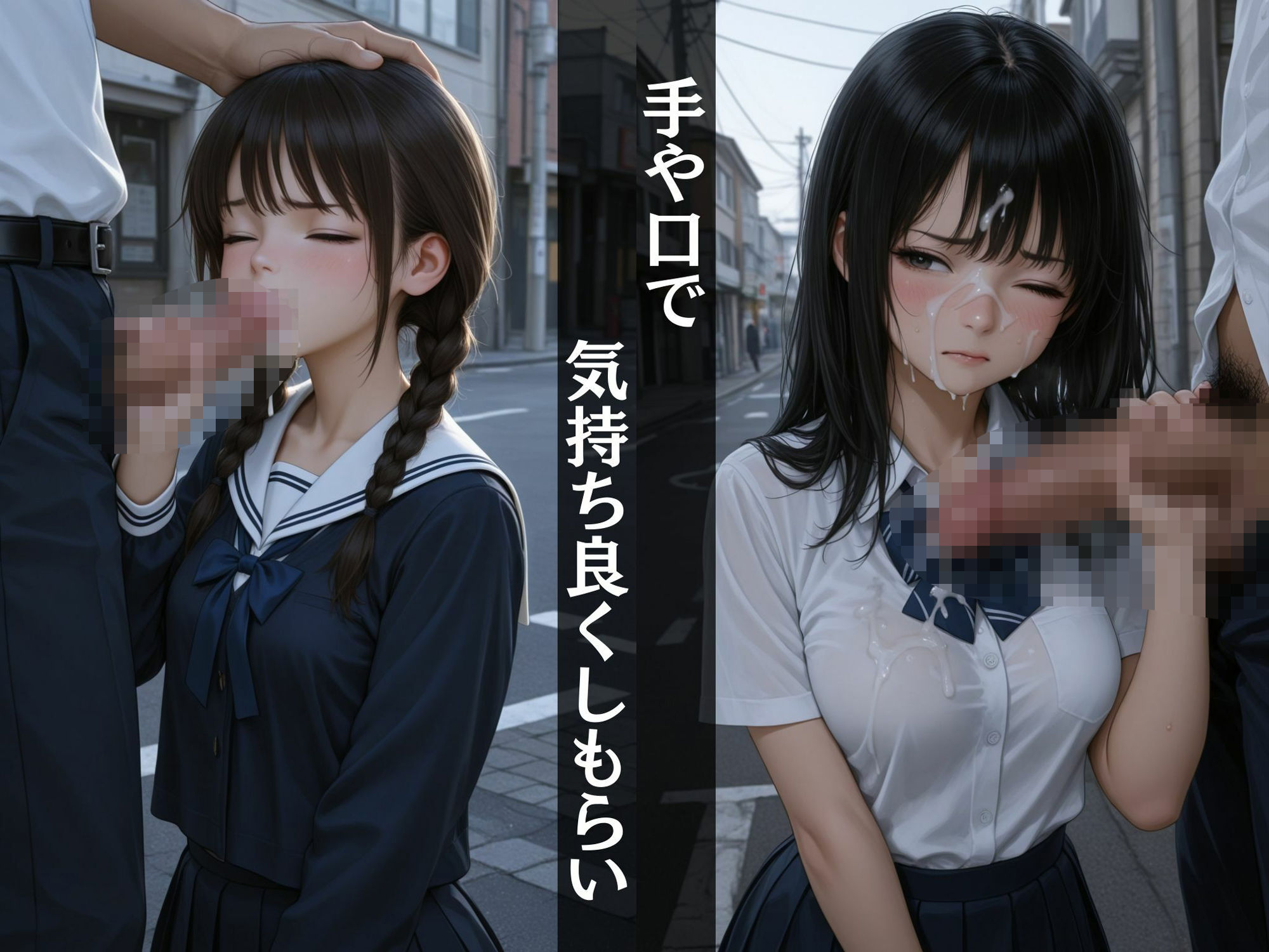 サンプル画像4:【学生青姦】  制服で帰宅中の女子校生！〜出会ってその場で中出し性交〜(矛盾した不純) [d_659071]