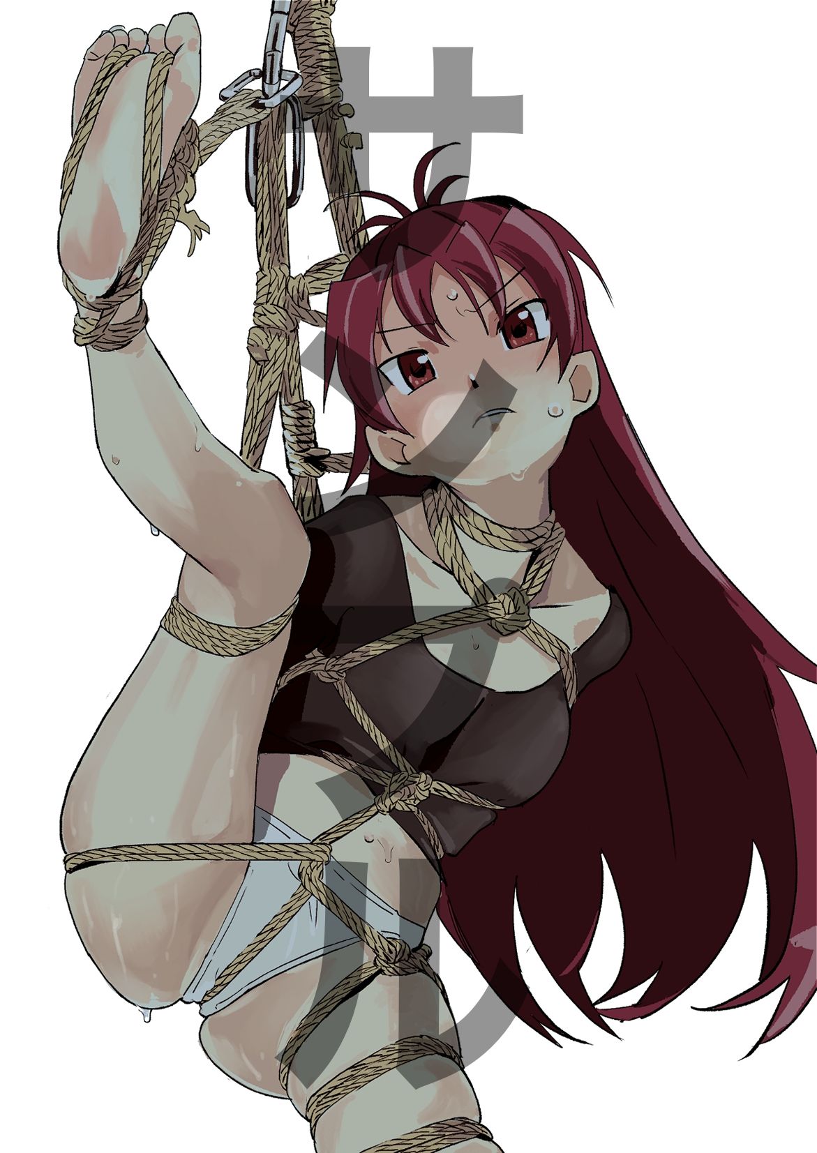 サンプル画像3:いろいろなキャラの緊縛・拘束・ボンデージ姿(しゃがみ小パンチ) [d_659093]